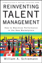 Book cover: Reinventing Talent Management, by William A. Schiemann (preview)
