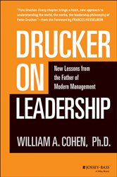 Book cover: Drucker on Leadership, by William A. Cohen (preview)