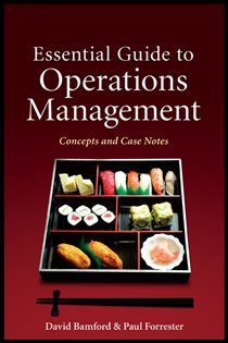 Book cover: Essential Guide to Operations Management, by David Bamford (preview)