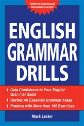 Book cover: English Grammar Drills, by Mark Lester (preview)