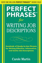 Book cover: Perfect Phrases for Writing Job Descriptions, by Carole Martin (preview)