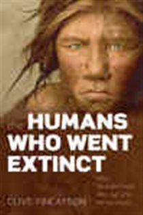 Book cover: The Humans Who Went Extinct, by Clive Finlayson (preview)