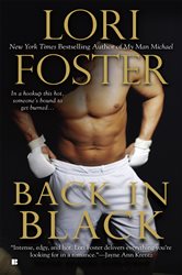 Book cover: Back in Black (Book 5 of SBC Fighters) by Lori Foster (preview)