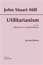 Book cover: Utilitarianism, by John Stuart Mill (preview)