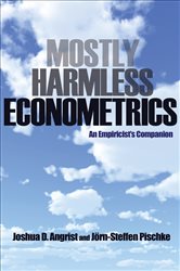 Book cover: Mostly Harmless Econometrics, by Joshua D. Angrist (preview)