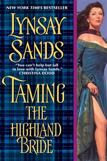 Book cover: Taming the Highland Bride (Book 2 of Historical Highlands) by Lynsay Sands (preview)
