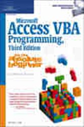 Book cover: Microsoft Access VBA Programming for the Absolute Beginner, by Michael Vine (preview)