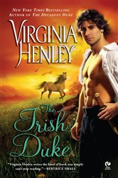 Book cover: The Irish Duke, by Virginia Henley (preview)