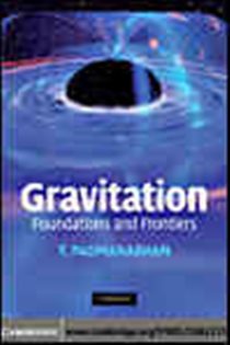 Book cover: Gravitation, by T. Padmanabhan (preview)