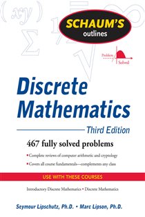 Book cover: Schaum's Outline of Discrete Mathematics, Revised Third Edition, by Seymour Lipschutz (preview)
