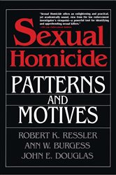 Book cover: Sexual Homicide, by John E. Douglas (preview)