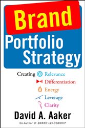 Book cover: Brand Portfolio Strategy, by David A. Aaker (preview)