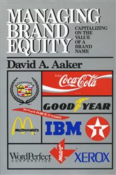 Book cover: Managing Brand Equity, by David A. Aaker (preview)