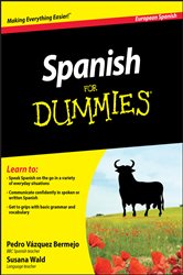 Book cover: Spanish For Dummies, by Pedro Vázquez Bermejo (preview)