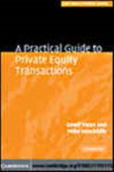 Book cover: A Practical Guide to Private Equity Transactions, by Geoff Yates (preview)