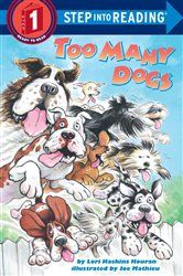 Book cover: Too Many Dogs, by Lori Haskins Houran (preview)