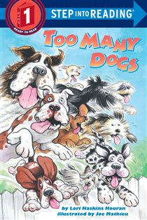 Book cover: Too Many Dogs, by Lori Haskins Houran (preview)