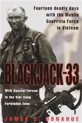 Book cover: Blackjack-33, by James C. Donahue (preview)