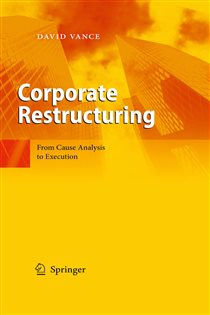 Book cover: Corporate Restructuring, by David Vance (preview)