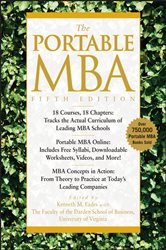 Book cover: The Portable MBA, by Kenneth M. Eades (preview)