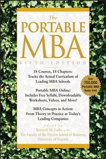 Book cover: The Portable MBA, by Kenneth M. Eades (preview)