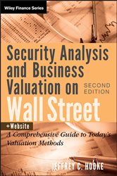 Book cover: Security Analysis and Business Valuation on Wall Street, by Jeffrey C. Hooke (preview)