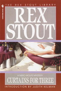 Book cover: Curtains for Three (Book 18 of Nero Wolfe) by Rex Stout (preview)