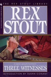 Book cover: Three Witnesses (Book 26 of Nero Wolfe) by Rex Stout (preview)