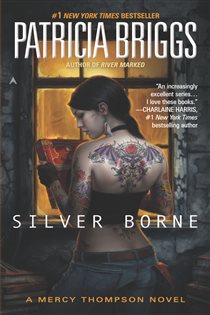 Book cover: Silver Borne (Book 5 of Mercy Thompson) by Patricia Briggs (preview)