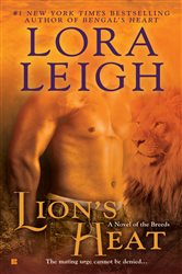 Book cover: Lion's Heat (Book 21 of A Novel of the Breeds) by Lora Leigh (preview)