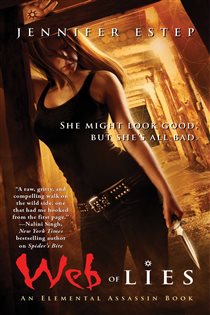 Book cover: Web of Lies, by Jennifer Estep (preview)