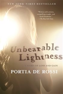 Book cover: Unbearable Lightness, by Portia de Rossi (preview)