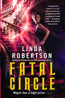 Book cover: Fatal Circle, by Linda Robertson (preview)