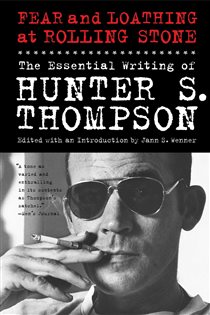 Book cover: Fear and Loathing at Rolling Stone, by Hunter S. Thompson (preview)