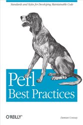 Book cover: Perl Best Practices, by Damian Conway (preview)