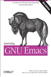 Book cover: Learning GNU Emacs, by Debra Cameron (preview)