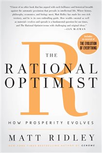 Book cover: The Rational Optimist, by Matt Ridley (preview)
