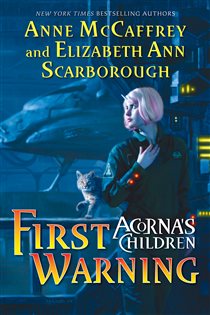 Book cover: First Warning (Book 1 of Acorna's Children Series) by Anne McCaffrey (preview)