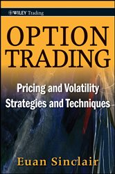 Book cover: Option Trading, by Euan Sinclair (preview)