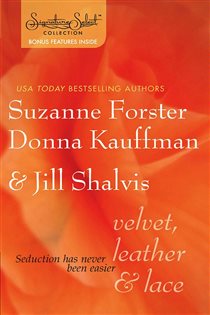 Book cover: Velvet, Leather & Lace, by Suzanne Forster (preview)