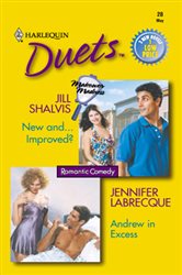 Book cover: New And...Improved? & Andrew in Excess, by Jill Shalvis (preview)