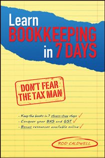 Book cover: Learn Bookkeeping in 7 Days, by R. A. Caldwell (preview)