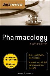 Book cover: Deja Review Pharmacology, Second Edition, by Jessica Gleason (preview)