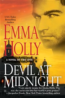Book cover: Devil at Midnight (Book 4 of Novel of the Upyr) by Emma Holly (preview)
