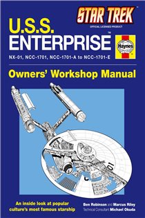 Book cover: U.S.S. Enterprise Haynes Manual, by Ben Robinson (preview)