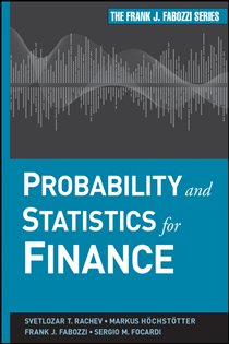 Book cover: Probability and Statistics for Finance, by Svetlozar T. Rachev (preview)