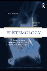 Book cover: Epistemology, by Robert Audi (preview)