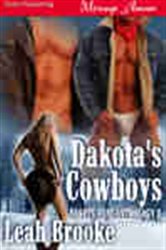 Book cover: Dakota's Cowboys, by Leah Brooke (preview)
