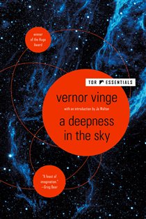 Book cover: A Deepness in the Sky (Book 2 of Zones of Thought) by Vernor Vinge (preview)