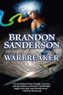 Book cover: Warbreaker, by Brandon Sanderson (preview)